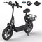 AOVOPRO Electric Scooter with Seat, 500W Motor, 22.5Ah Battery, 22MPH, Foldable