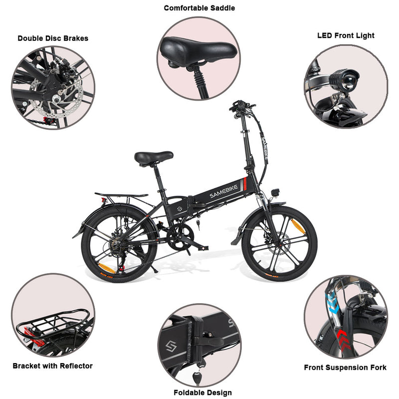 SAMEBIKE 20LVXD30-II City Electric Bike 350W Motor