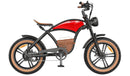 Hidoes B10 1000W Fat Tire Cruiser Electric Bike - 48V 12.5Ah Battery, 40 Mile Range