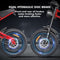 Hidoes B6 Electric Fat Bike - 1200W Motor, 48V 15Ah Battery, 50 Mile Range, 20 Tires Red