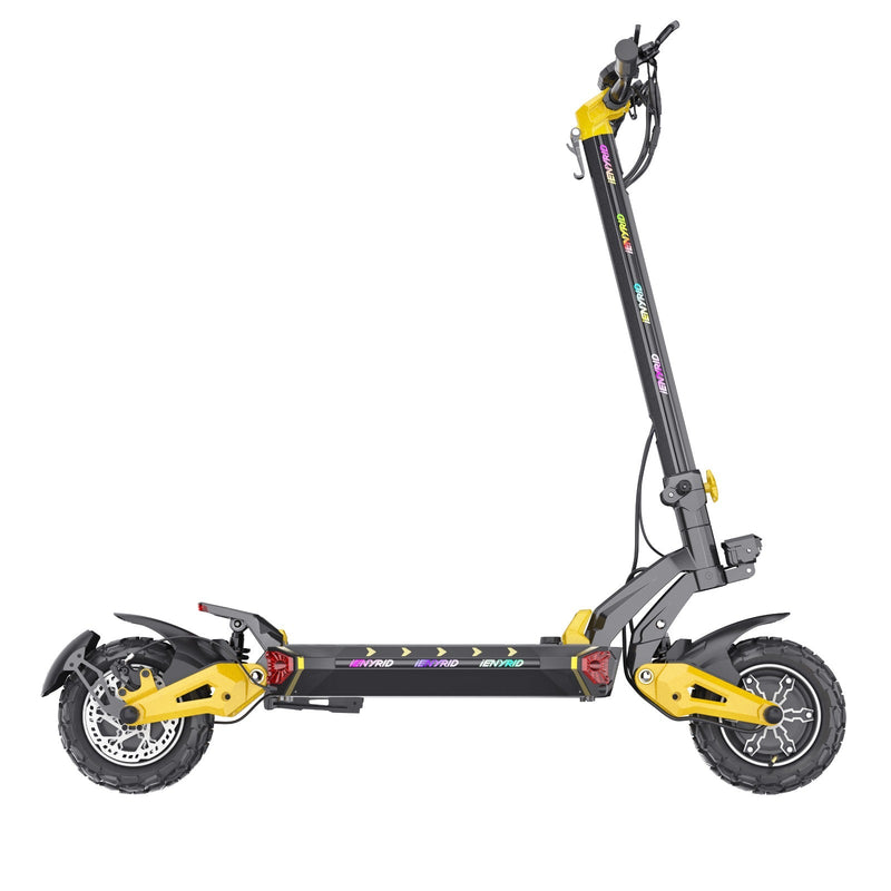 iENYRID ES60 Dual Motor 2400W Electric Scooter for Adults, 48V 23Ah Battery, 37 MPH Max Speed, 43 Miles Range, 350 Lbs Capacity, Off-Road, Black & Silver