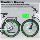 HIDOES BN1 Electric Bike 800W 48V 13AH 27.5" MTB, 40-70 KM/H, Shimano 7-Speed