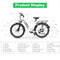 HIDOES BN1 Electric Bike 800W 48V 13AH 27.5" MTB, 40-70 KM/H, Shimano 7-Speed