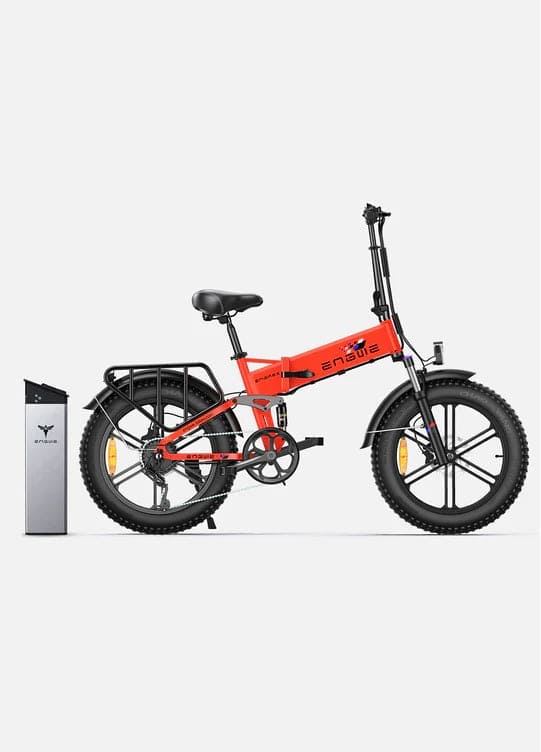 ENGWE ENGINE X 250W Full Suspension Fat Tire Electric Folding Bike