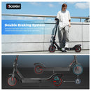 iScooter i9 Foldable Electric Scooter 8.5 Inch Solid Tires 30km Range 3 Speed Mode