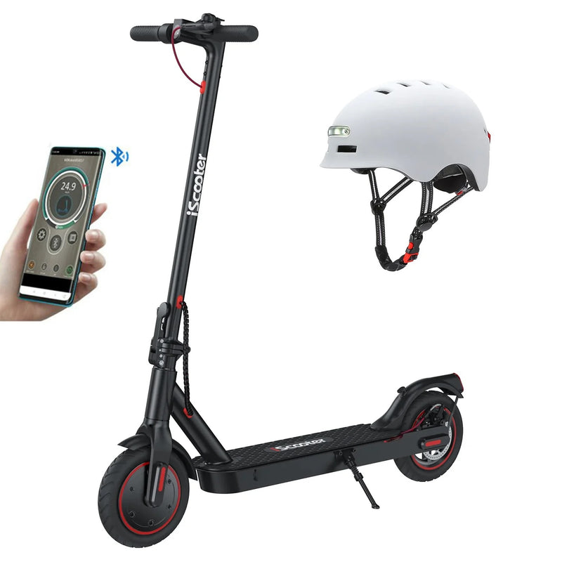 iScooter i9 Foldable Electric Scooter 8.5 Inch Solid Tires 30km Range 3 Speed Mode