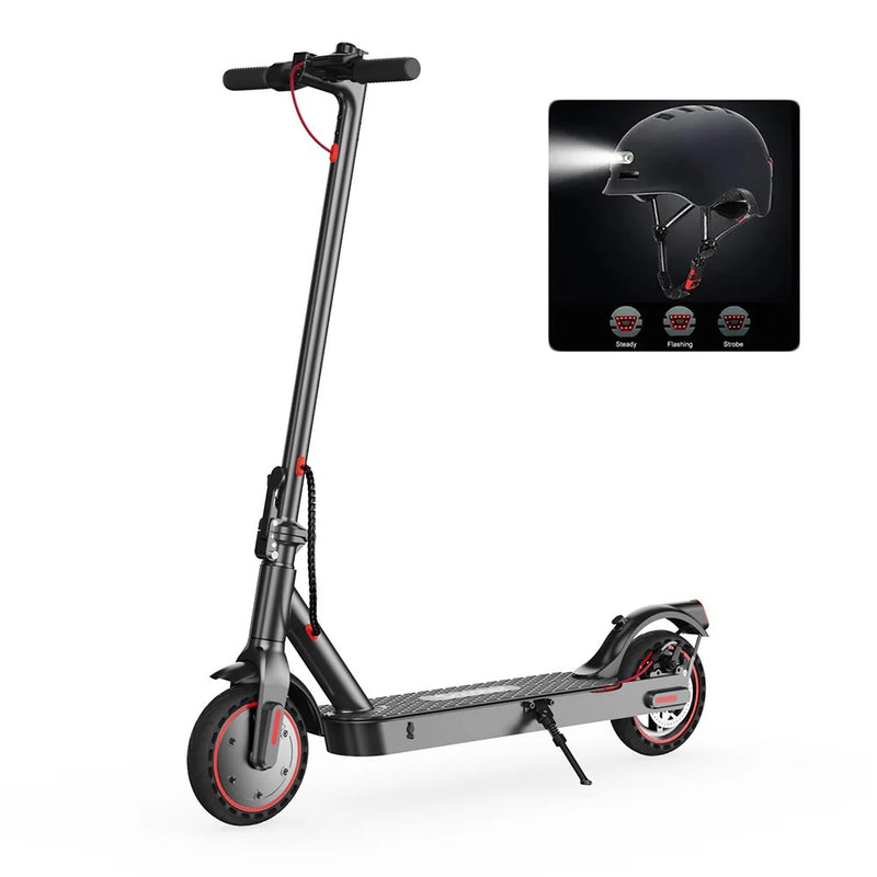 iScooter i9 Foldable Electric Scooter 8.5 Inch Solid Tires 30km Range 3 Speed Mode