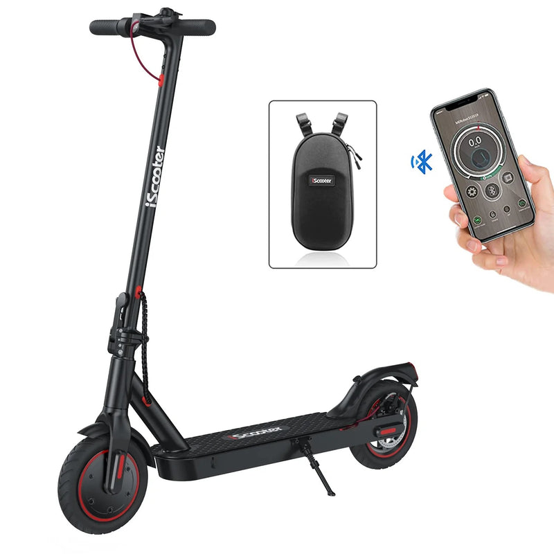 iScooter i9 Foldable Electric Scooter 8.5 Inch Solid Tires 30km Range 3 Speed Mode